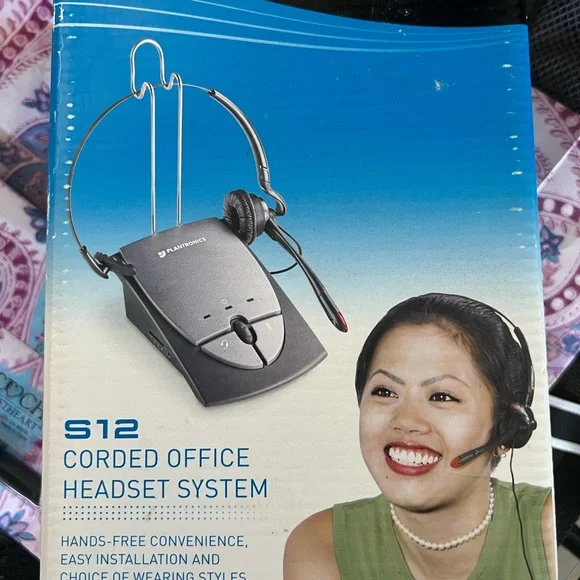 Plantronics S12 office headset nwt